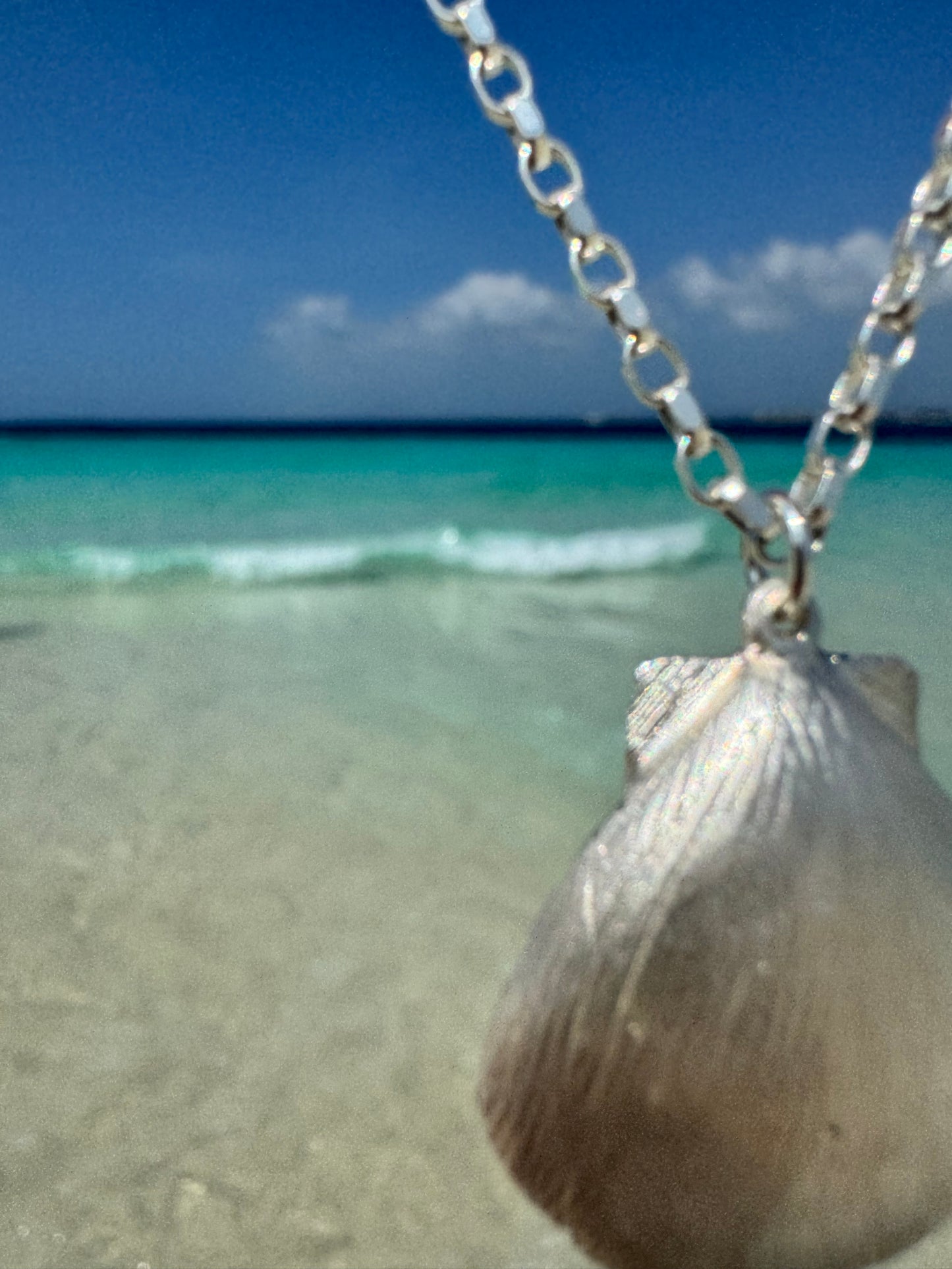 Scallop Pendant -- made to order*