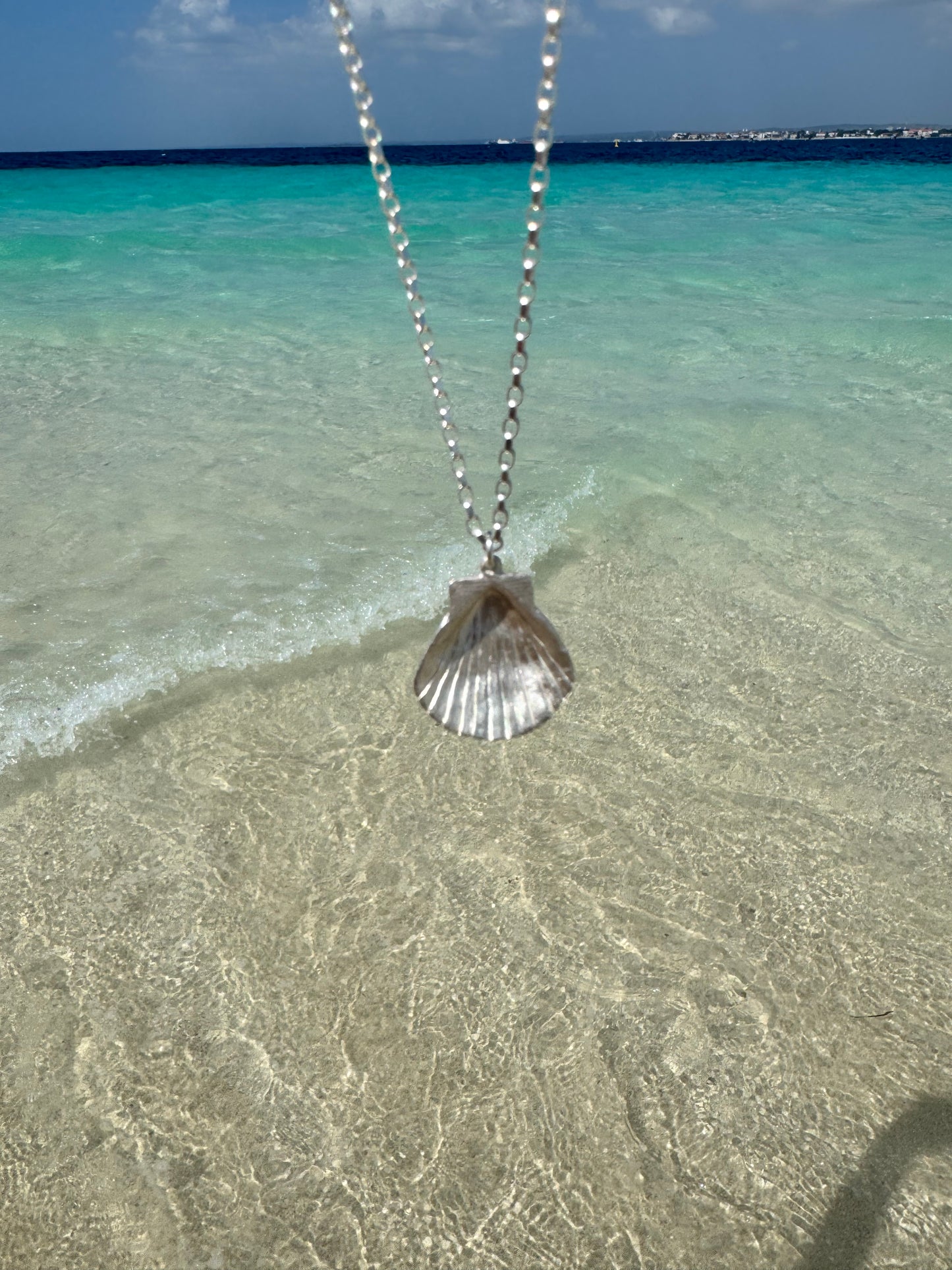 Scallop Pendant -- made to order*