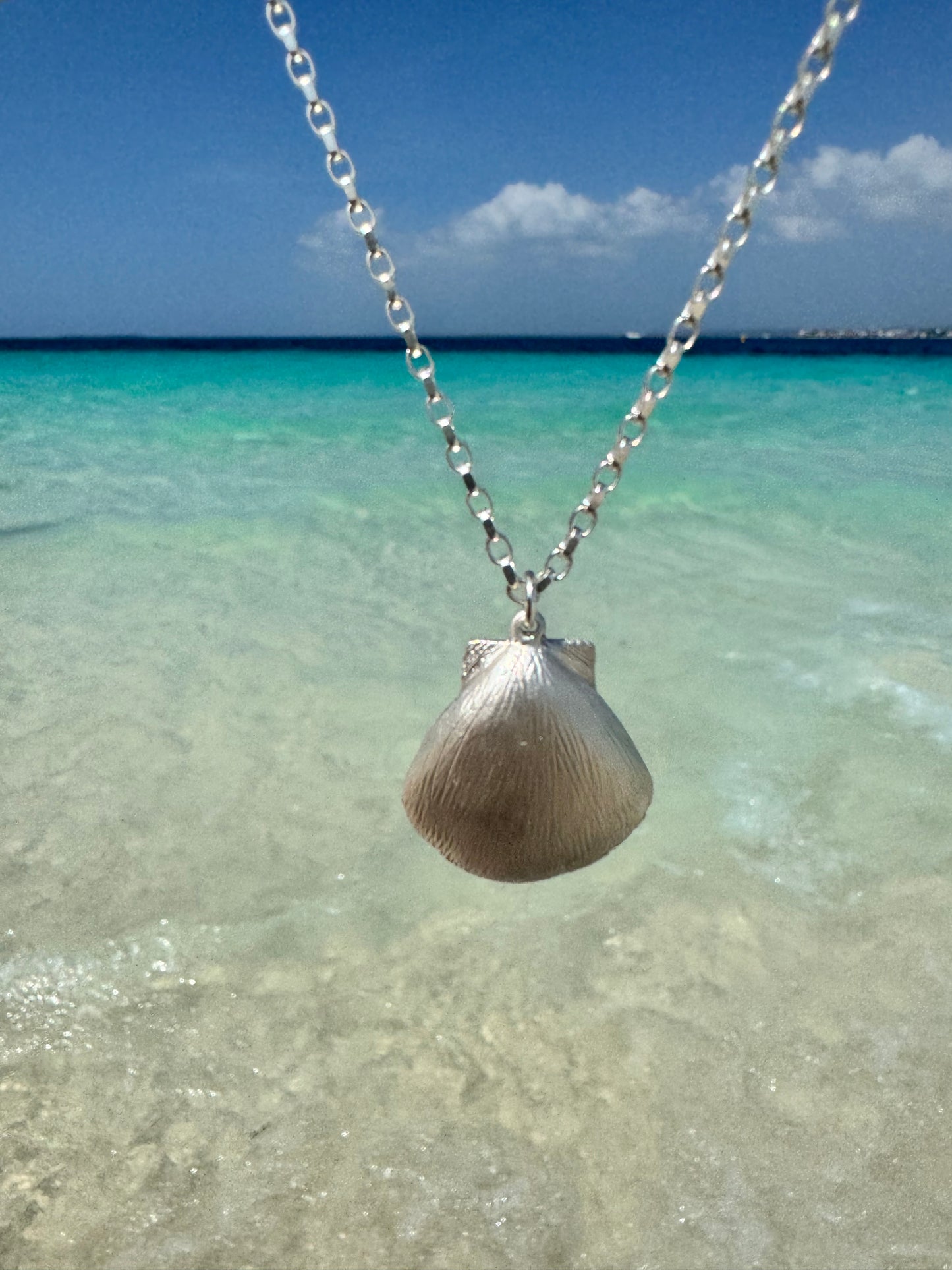 Scallop Pendant -- made to order*