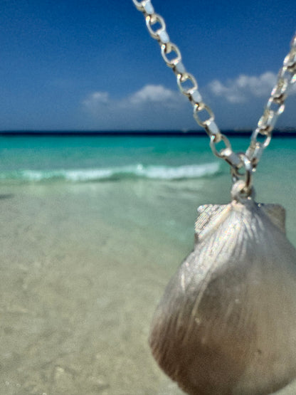 Scallop Pendant -- made to order*