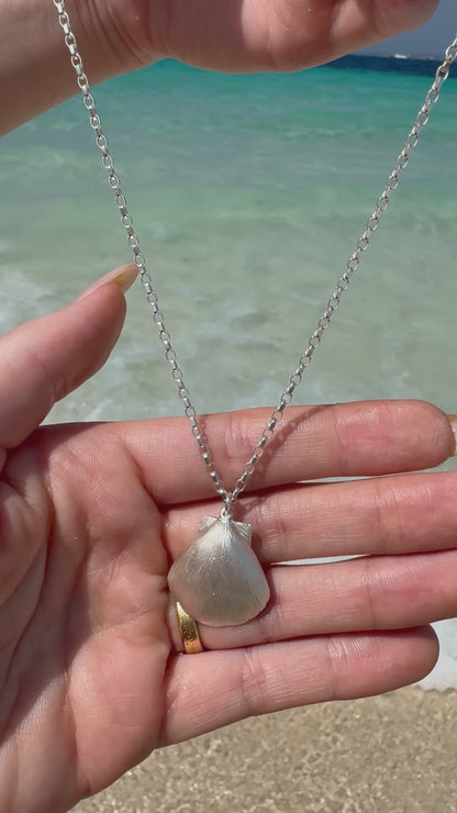Scallop Pendant -- made to order*